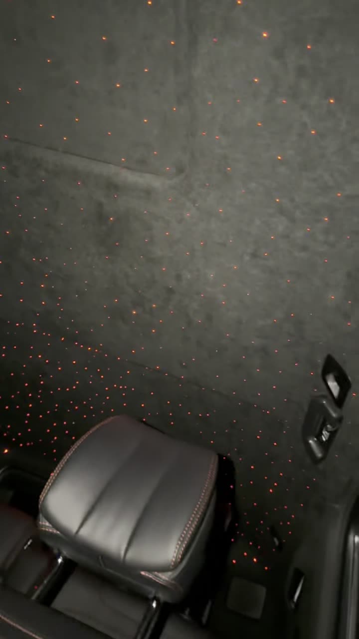 Dense red starlight field on a headliner